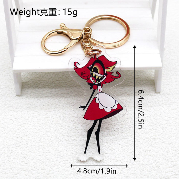 Wholesale Acrylic Keychain Cartoon Pendant JDC-KC-HaoAn024