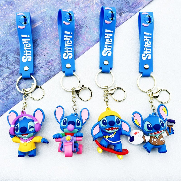 Wholesale Cartoon 3D Doll PVC Keychain JDC-KC-ChuC042