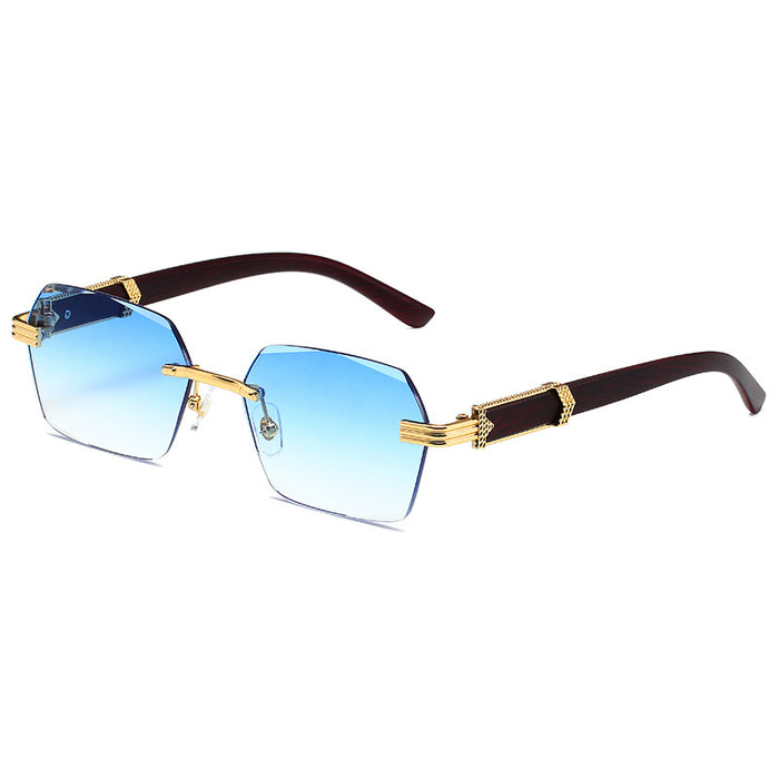 Wholesale Rimless Women's PC Sunglasses JDC-SG-HongR014