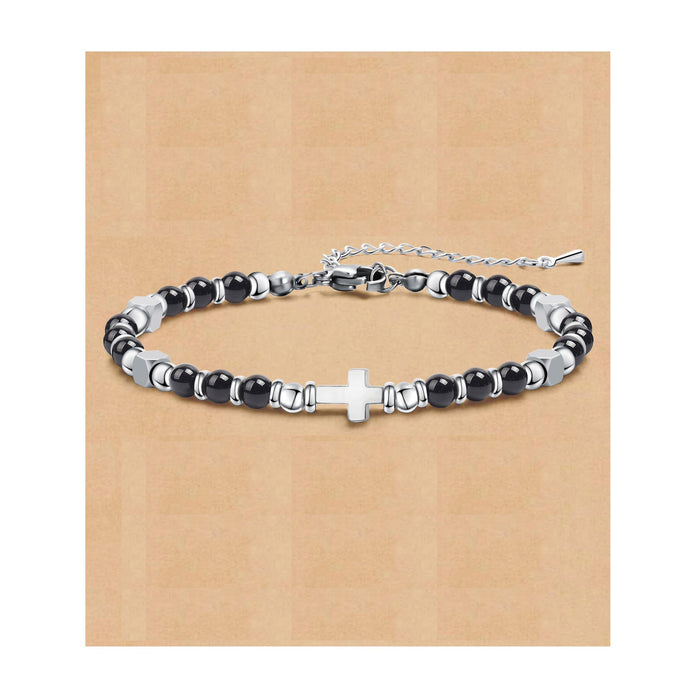 Wholesale Bohemian Style Couple Natural Stone Beaded Bracelet