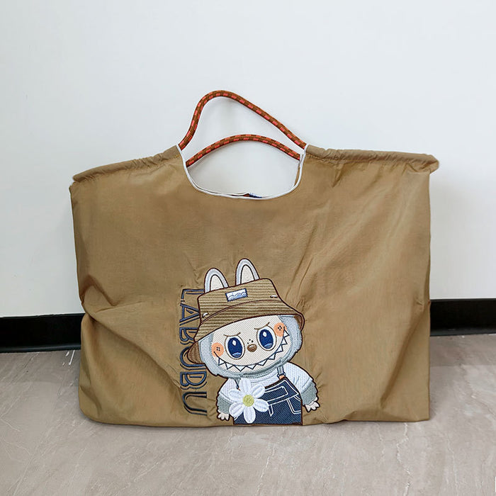 Wholesale embroidered shoulder bag cartoon messenger bag versatile fashion handbag large capacity bag