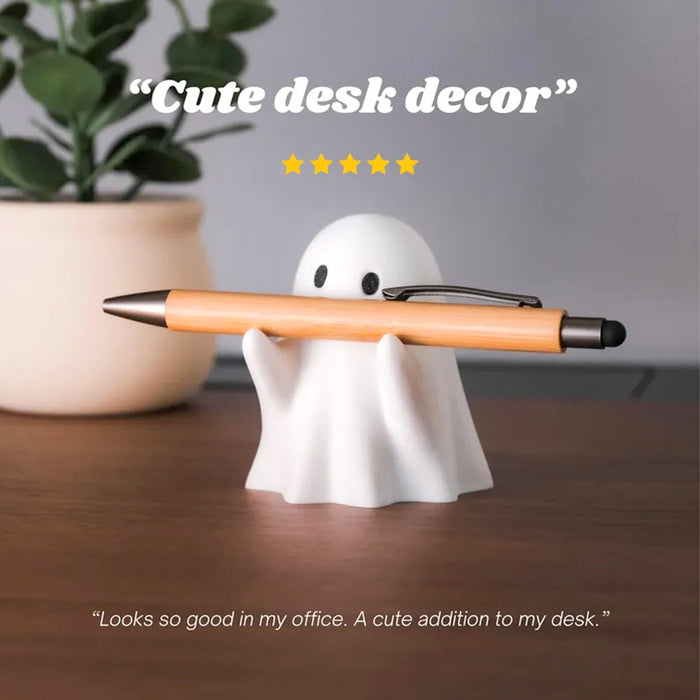 Wholesale ghost pen holder office home desktop cute small ornaments resin ornaments  gifts creative gifts