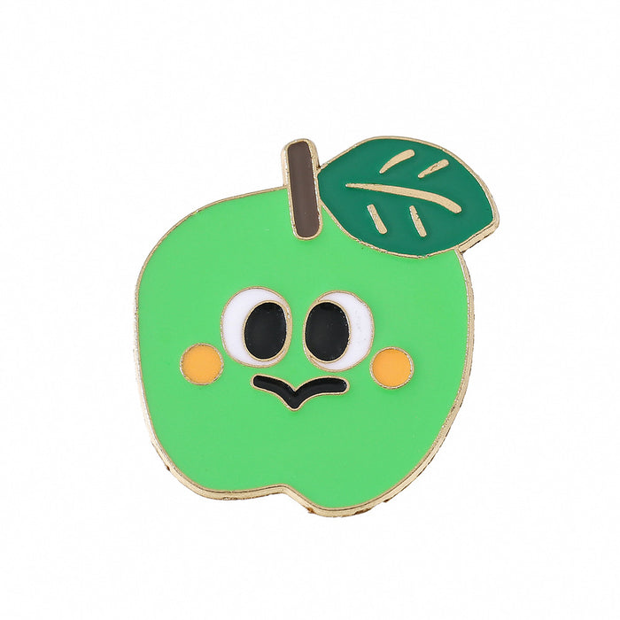 Wholesale Cute Q Version Fruit Enamel Pins Brooches Set Cartoon Radish And Badge For Clothing Decor Bag Charm Gift