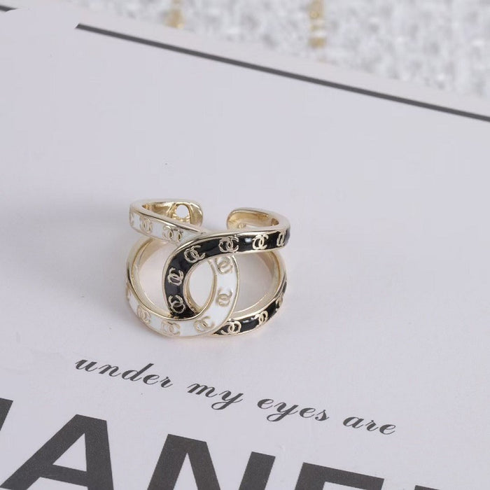 Wholesale Adjustable open ring high-end brass material ring
