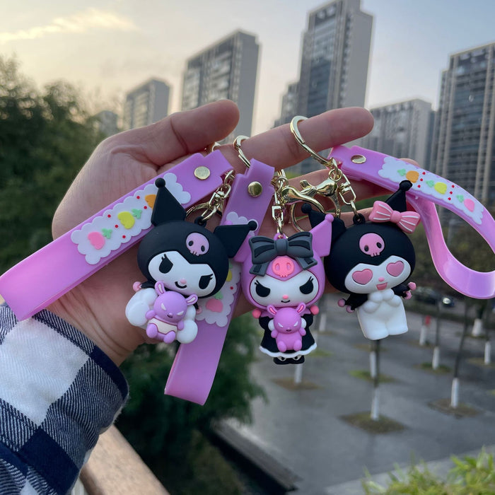 Wholesale Cartoon figurine hanging decoration creative keychain backpack pendant
