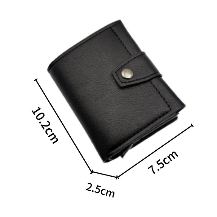 Wholesale Stylish Men' s Anti-Skimming Multifunctional Wallet with PU Leather Card Holder MOQ≥2