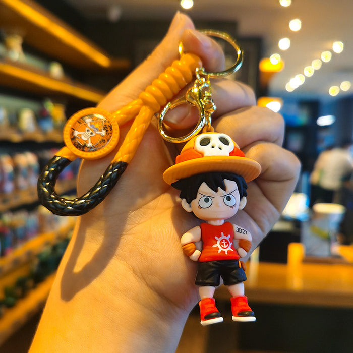 Wholesale Cartoon Doll Rubber Keychain JDC-KC-Tingm010