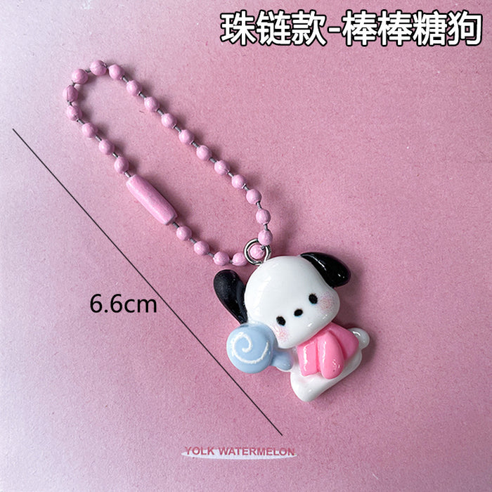 Wholesale  Cartoon Cute Puppy Keychain Pendant Keychain  Bag Pendant Accessories