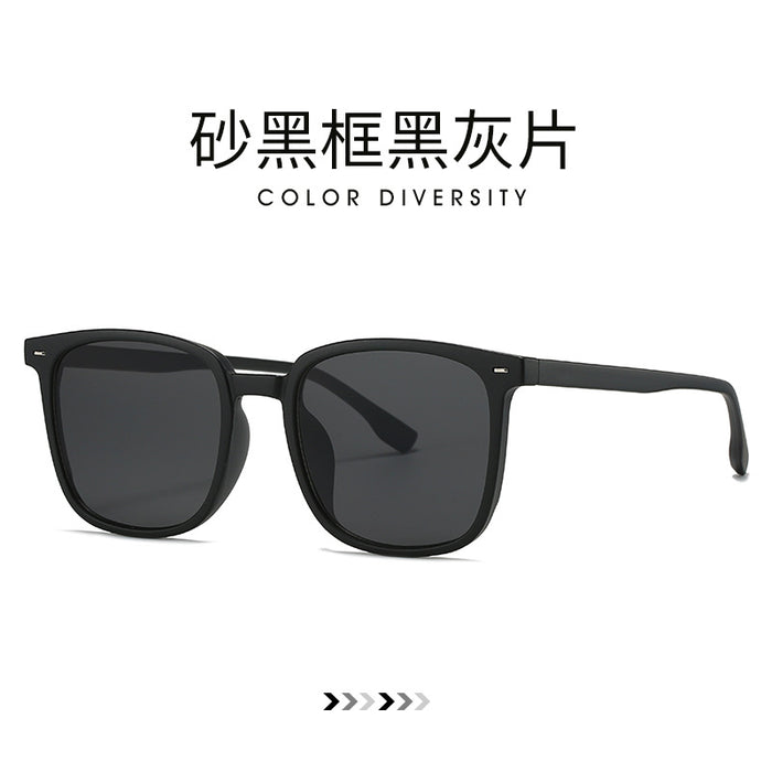 Wholesale Anti blue light sunglasses with flat frame and large frame