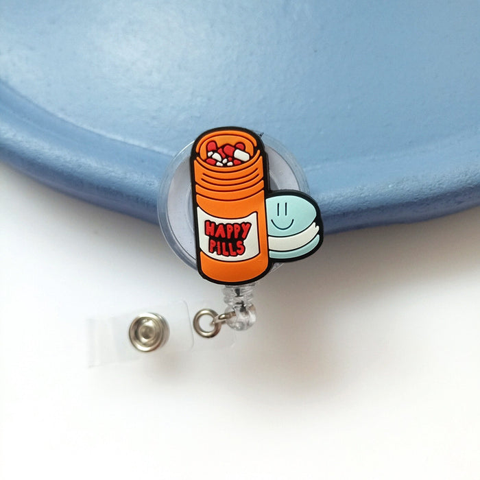 Wholesale PVC Cute Cartoon Telescopic Keychain JDC-KC-ChangQi006