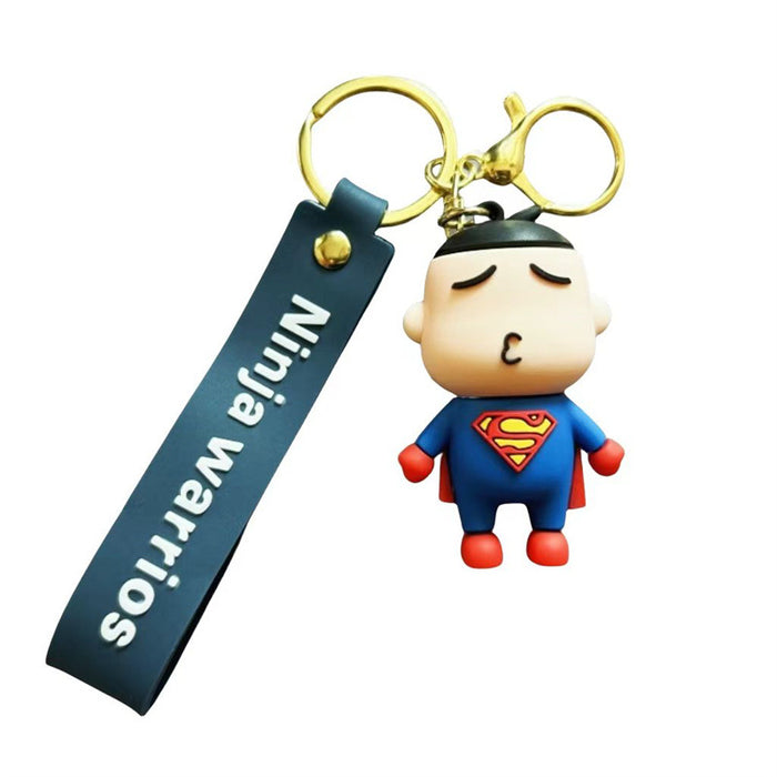 Wholesale PVC Cartoon Doll Keychain JDC-KC-BaoDou015