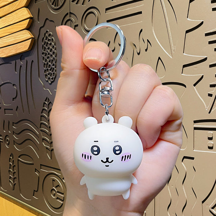 Wholesale cartoon cute online red doll cat bear rabbit pendant small gift