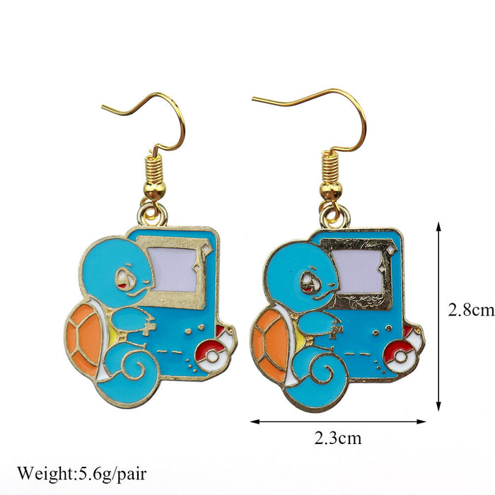 Wholesale Earrings Alloy Enamel Cute Cartoon (S) JDC-ES-niqing003