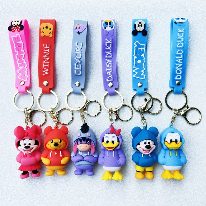 Wholesale PVC Cartoon Doll Keychain JDC-KC-ChuC011