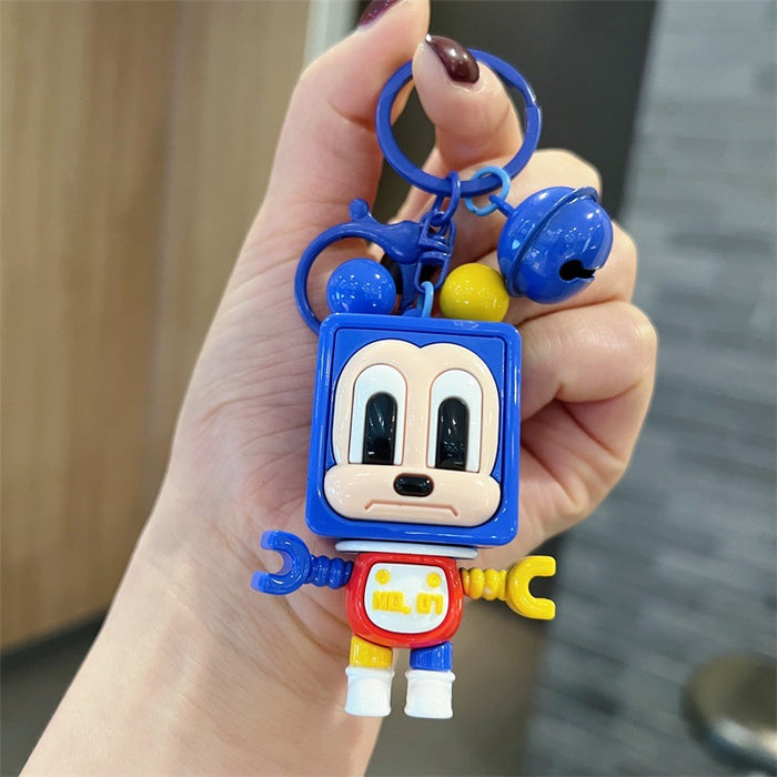 Wholesale Cute PVC blocky keychains for men and women