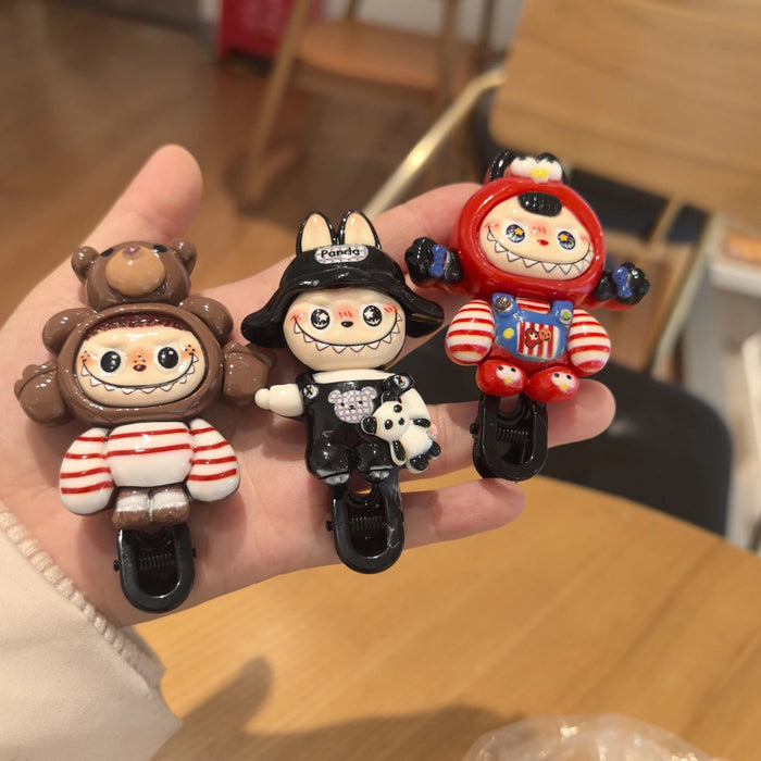 Wholesale Cartoon dress  hair clip  side clip