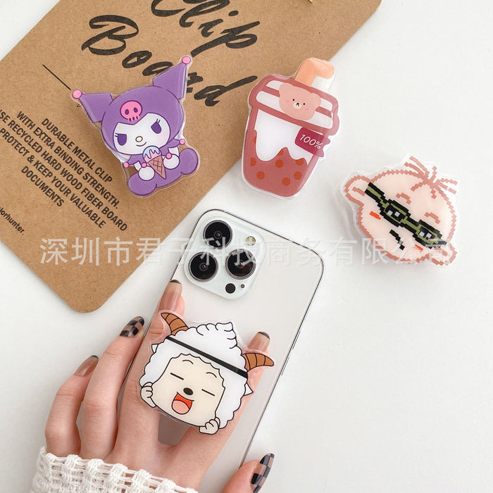 Wholesale Cartoon Plastic Phone Grip Trendy Decorative Accessory
