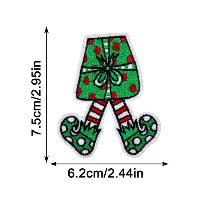 Wholesale Christmas embroidery DIY Patches