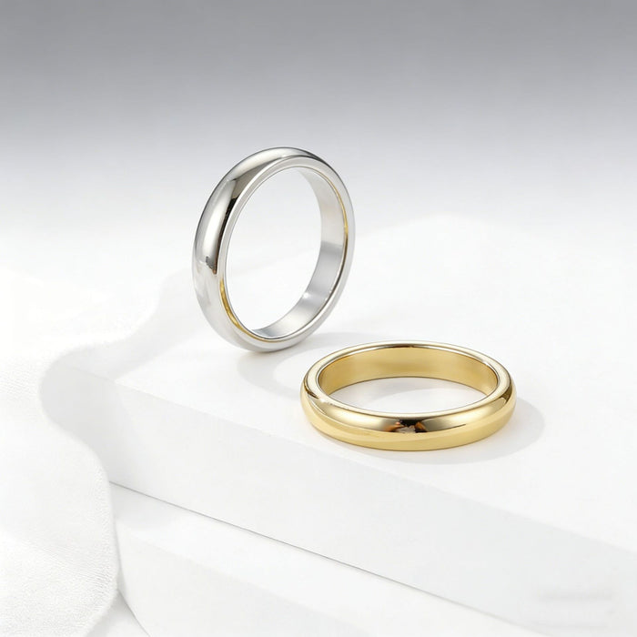 Wholesale Smooth Plain Stainless Steel Ring
