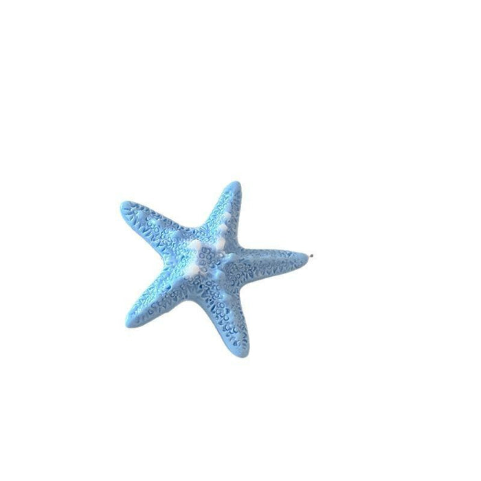 Wholesale Island Vacation ~ Blue Stereo Starfish Hairpin Female Sweet Cool Seaside Vacation Duckbill Clip Side Bangs Hair Accessories