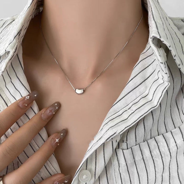 Wholesale S925 Silver  Necklace Women's  Clavicle Chain choker necklace