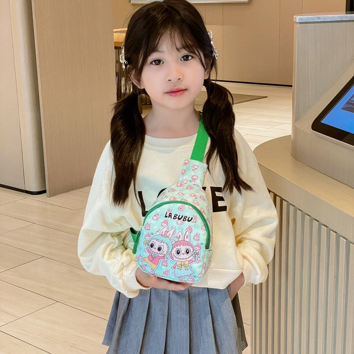 Wholesale Children' s Plush Fabric  Cute Cartoon Shoulder Bags