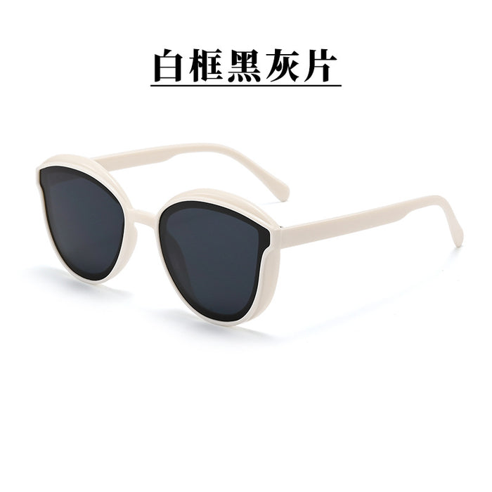Wholesale New women's UV resistant large frame sunglasses and sunglasses