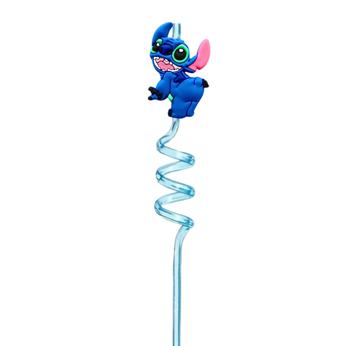 Wholesale Colorful spiral curved straw, environmentally friendly creative cartoon curved straw, party plastic straw, spot wholesale