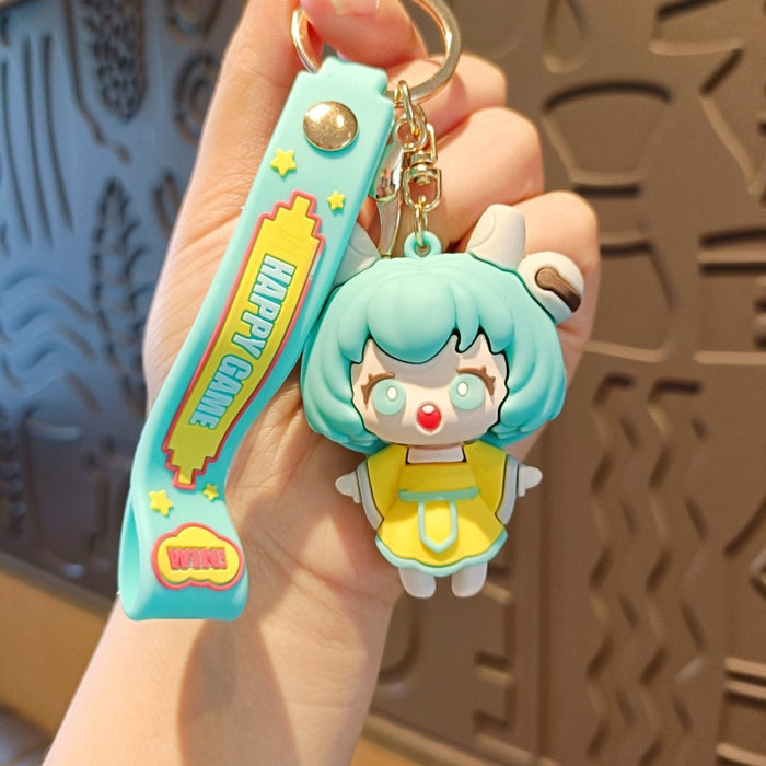 Wholesale Cartoon 3D Doll PVC Keychain JDC-KC-MingT054