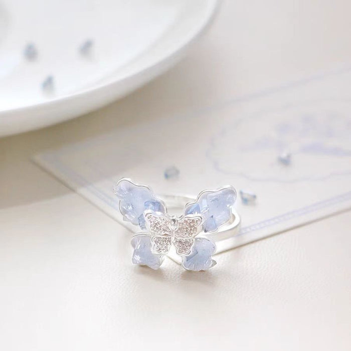 Wholesale Creative merit ring can be opened to relieve boredom, index finger ring, niche personalized design ring