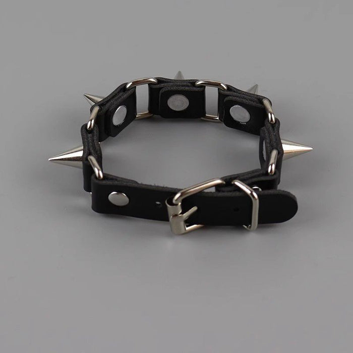 Wholesale Punk Rivet Dark High Beauty Value Leather Bracelet