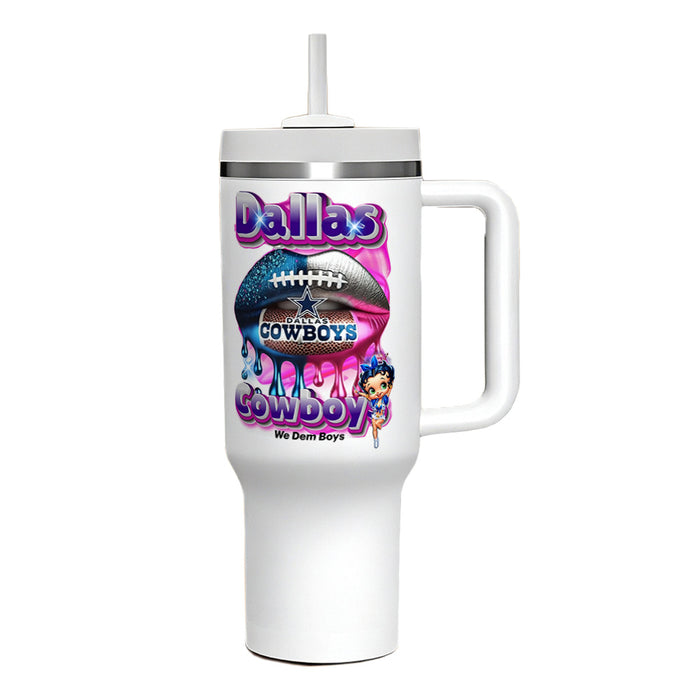 Wholesale Popular 40oz Car Cup Sf New Ice Cup Nfl American Football League Kc Thermos Cup