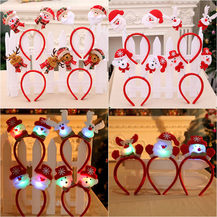 Wholesale Christmas Luminous Headbands,  Christmas Party Headbands