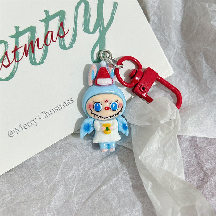 Wholesale Cute Christmas keychain pendant cartoon student backpack pendant accessories Christmas gift