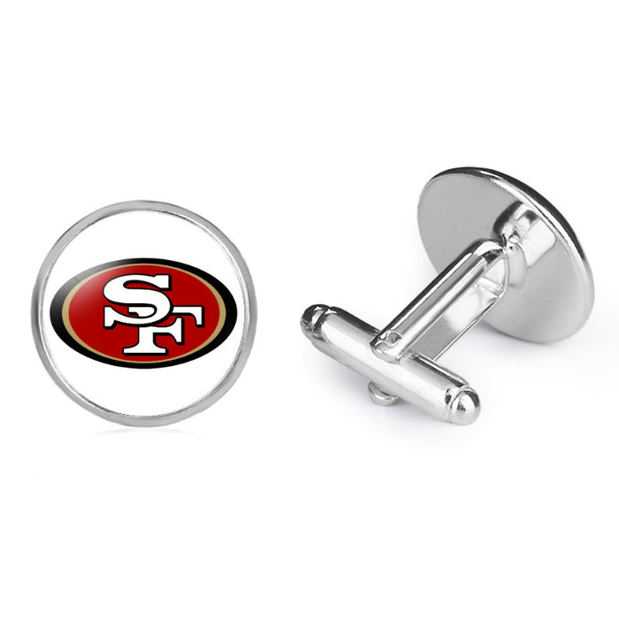 Wholesale 50pcs  Football Team Cufflinks Cufflinks