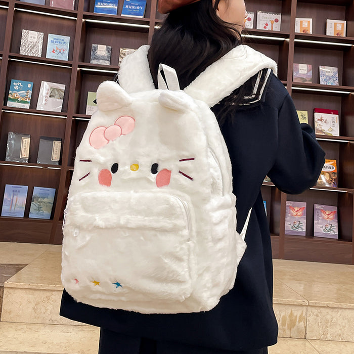 Wholesale College Cute Backpack Stuffed Bag Girl Bag All-match Backpack