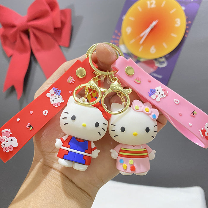 Wholesale PVC Cartoon Doll Keychain JDC-KC-WuYi149