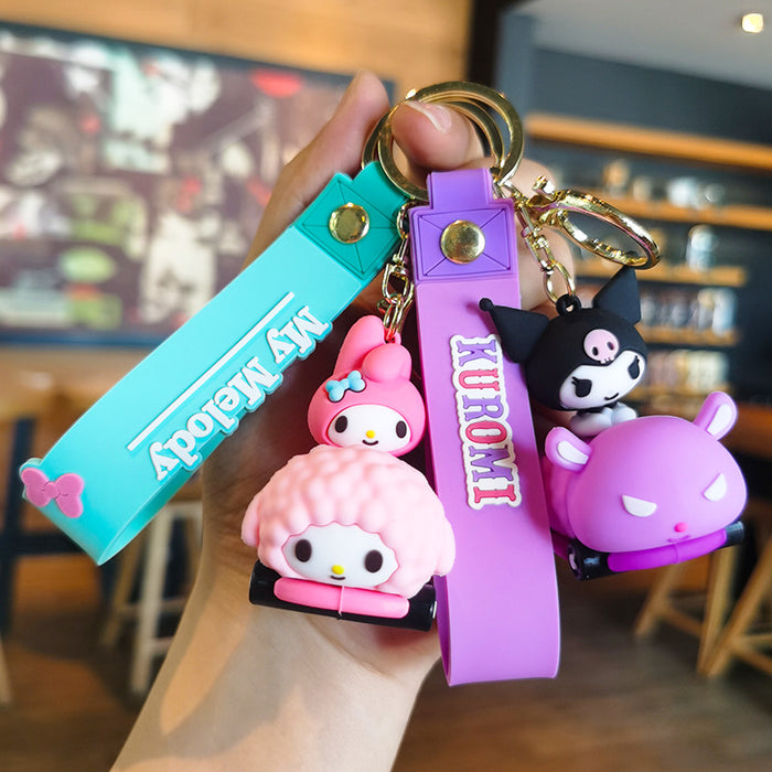 Wholesale Cartoon Doll Silicone Keychain JDC-KC-Tingm231