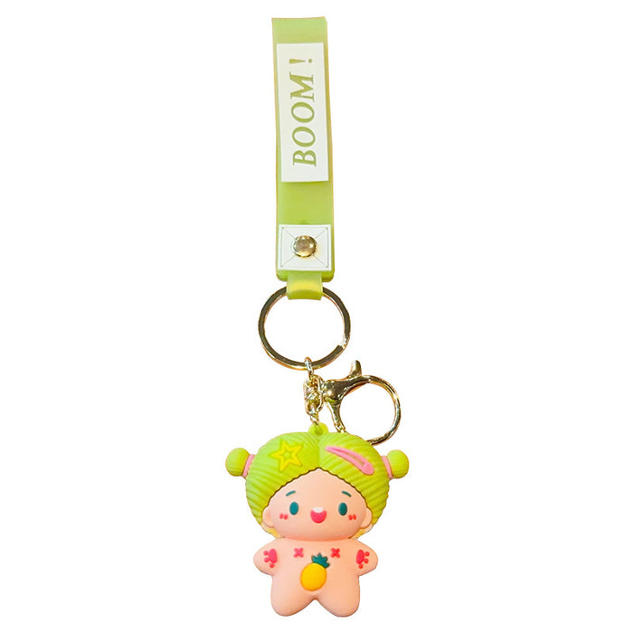 Wholesale Cartoon Doll PVC Keychain JDC-KC-JinG012