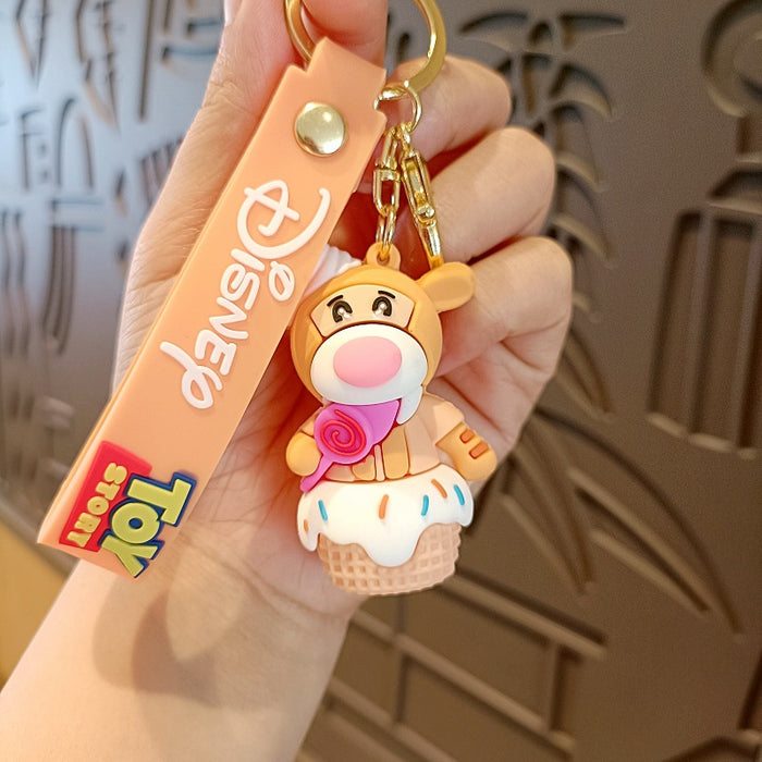 Wholesale Silicone Cartoon Doll Keychain JDC-KC-MingT193