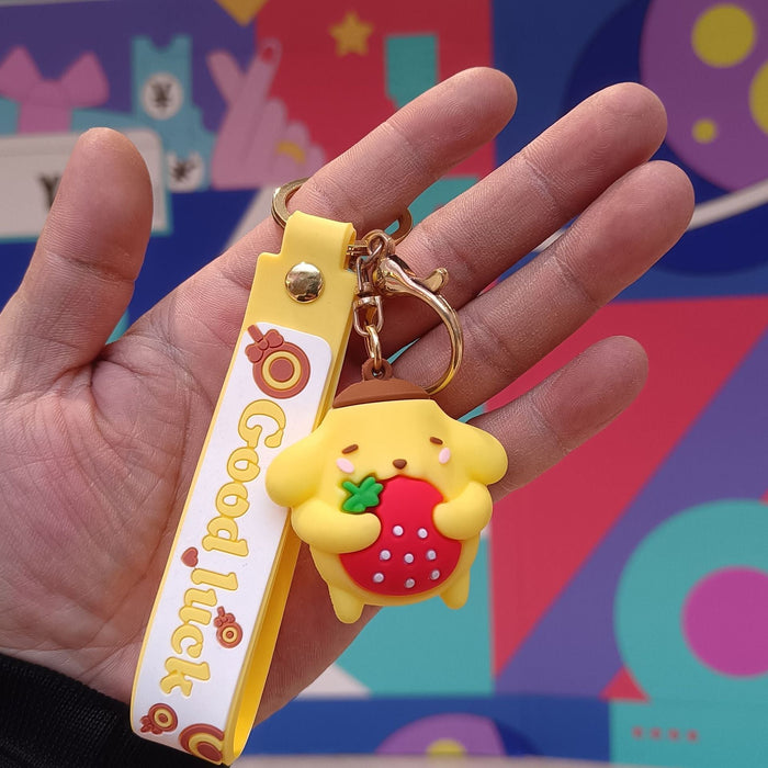 Wholesale Cartoon Strawberry Keychain JDC-KC-KuangK012