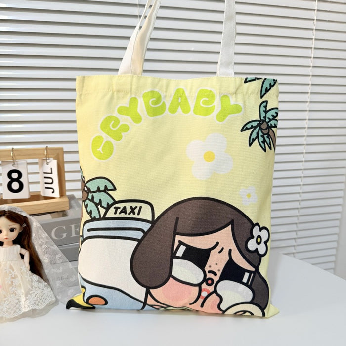 Wholesale Cute spacious canvas shoulder bag