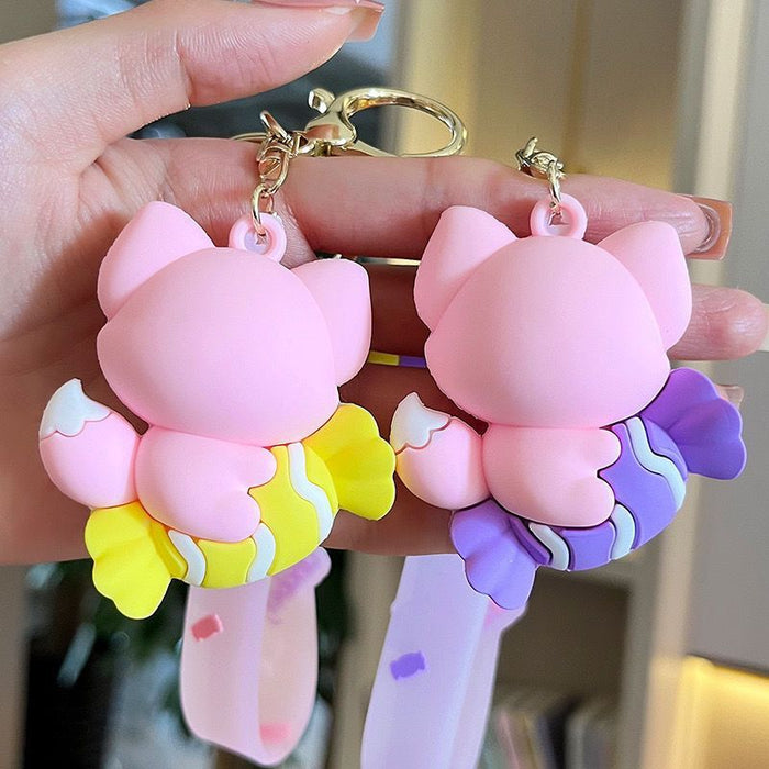 Wholesale Creative Cartoon Resin Doll Keychain JDC-KC-XingLao011