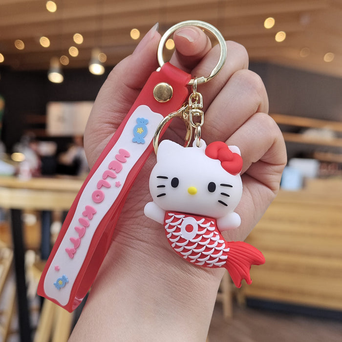 Wholesale Cartoon Silicone Doll Keychain JDC-KC-ZhuoRan031