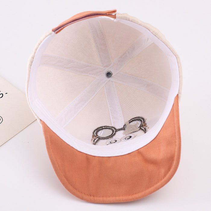 Wholesale Cartoon flying puppy children' s soft-brimmed hat spring and autumn cloth baby cap