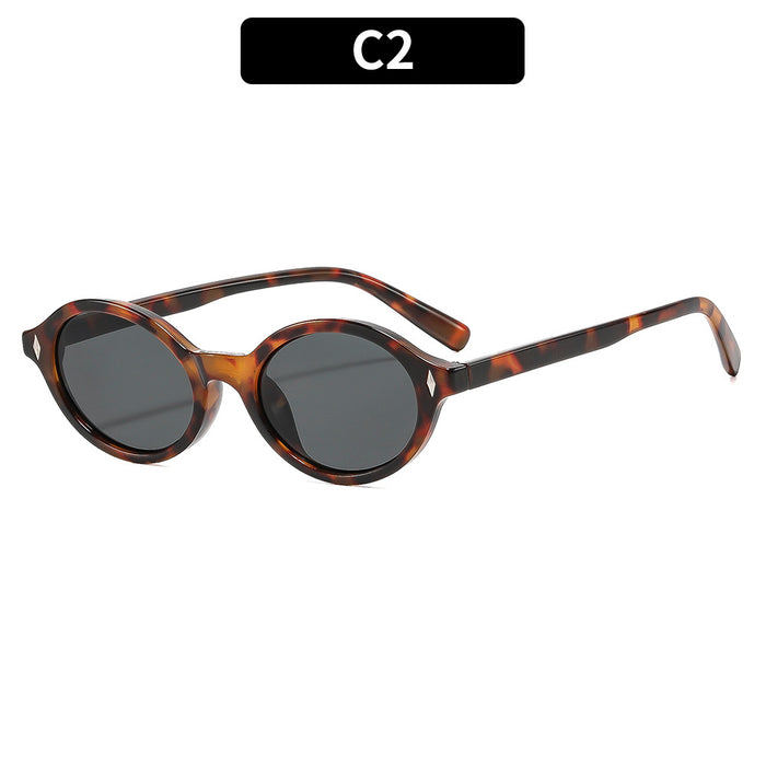 Wholesale Retro Round Sunglasses Black Frame Gray Lens UV400 Travel Boutique
