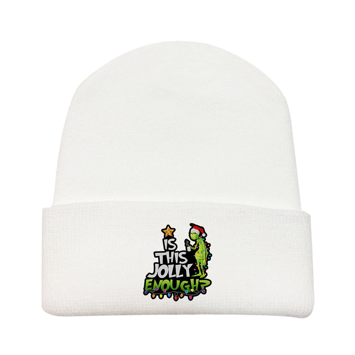 Wholesale Christmas Cartoon Wool Knitted Hat JDC-FH-LaiY005