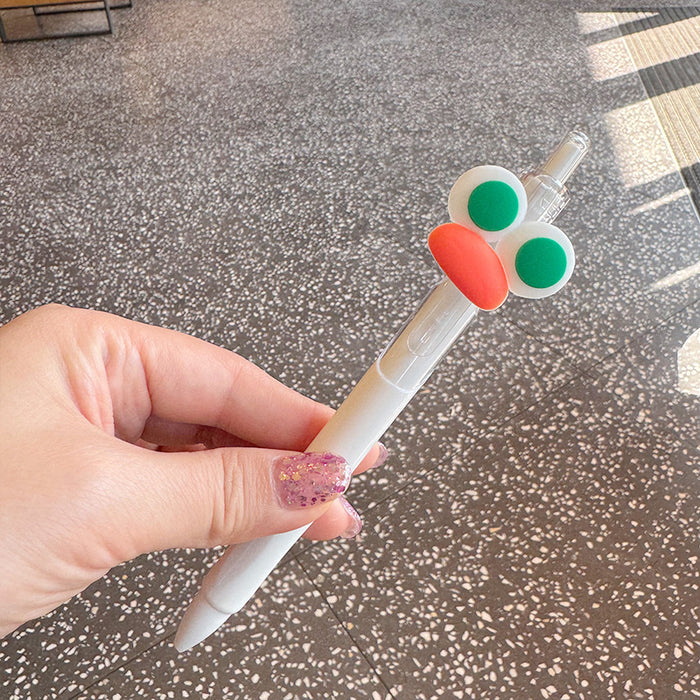 Wholesale Funny pen  able girl big mouth students special press ball pen funny sand sculpture learning brush pen