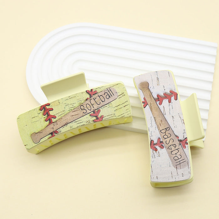 Wholesale PU Hairpin Explosions Mother' s Day Baseball Season Independence Day  Christmas Multi-Holiday Elements Women' s Hairpin