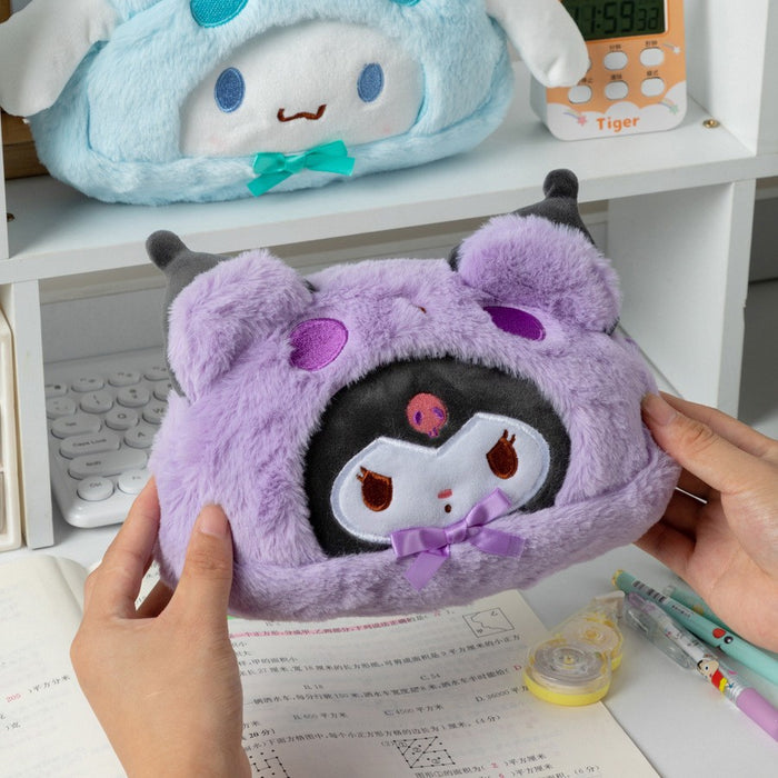 Wholesale Plush cartoon pencil case